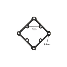 HBFPV Flight Controller Fixing Plate 25.5x25.5mm To 16x16mm M1.2/M2/M3 Mounting Hole Diatemer Carbon Fiber for RC Drone