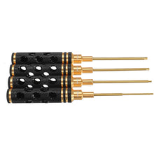 4PCS HSS Titanium Black Hex Screw Driver Screwdrivers Repairing Hand Tool H1.5/2.0/2.5/3.0