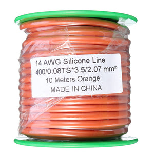 10m 14AWG Wire Soft Silicone Cable Wire High Temperature Tinned Copper