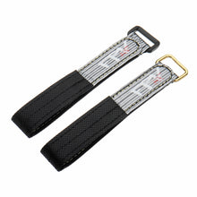 2Pcs RJX FPV AF 230x20mm 3M Fiber Black Plastic/Metal Buckle Battery Strap