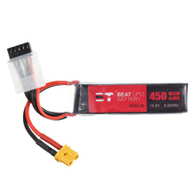 BT 14.8V 450mAh 75C 4S Lipo Battery XT30 Plug for RC FPV Racing Drone