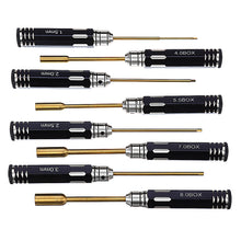 Yunzhong 16Pcs Hex Phillips Screw Nut Flat Screwdriver Tools Box Set with Bag for RC Model