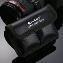 PULUZ Lithium Battery Explosion-proof Safety Protection Storage Bag with Carabiner for GoPro / DJI OSMO ACTION Camera Battery