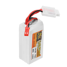 3Pcs ZOP Power 14.8V 550mAh 70C 4S Lipo Battery JST Plug for RC FPV Racing Drone 