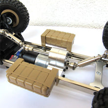 WPL Metal Silver Bridge Axle+Gear Box+Drive Shaft For B14 B24 B24ZH C14 C24 RC Car