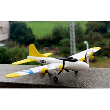 Flybear FXB17 465mm Wingspan 2.4Ghz 2CH Radio Control Airplane RTF with Mode 2 Transmitter Battery RC Plane Aircraft Trainer Outdoor Toy
