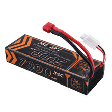 ZOP Power 7.4V 7000mAh 35C 2S2P Lipo Battery T Plug for RC Car RC Airplane