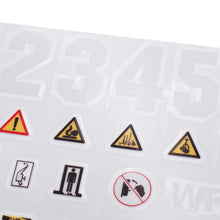 2PCS Stickers Sheet for 1/16 WPL B-1 B16 B14 B16 B24 B36 C14 C14 C34 DIY Decals RC Car Parts