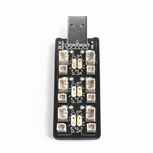 6CH USB To 3.7V 1S Lipo Battery Charging Adapter Board 