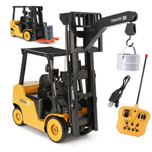 Ao Hai 3828 1/8 11CH Rc Car Forklift Truck With Light Music Demonstration Toy
