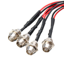WPL C14 C24 1/16 2.4G Rc Car DIY Parts 4 White LED Light Headlight Set With Metal Lamp Cup