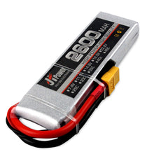 JH Lipo RC Car Battery 2600mah 2s 35c 7.4v T/XT60 Plug For 1/10 RC Model 18.8*34*118mm 