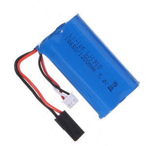 18650 7.4V 1200mAh 2S 10C Li-ion Battery for SG 1203 1/12 Drift RC Tank Car Vehicle Models Parts