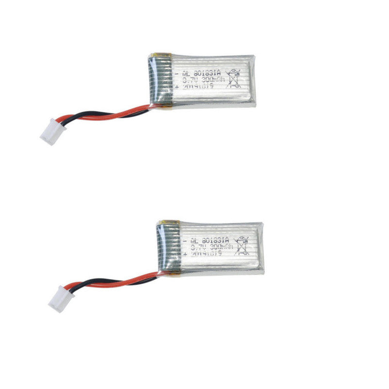 L6082 DIY All in One Air Genius Drone RC Quadcopter Parts 2PCS 3.7V 300mAh 25C Lipo Battery