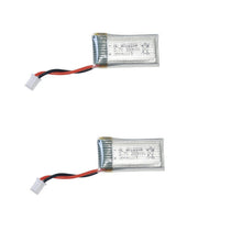 L6082 DIY All in One Air Genius Drone RC Quadcopter Parts 2PCS 3.7V 300mAh 25C Lipo Battery