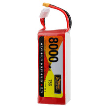 ZOP Power 22.2V 8000mAh 75C 6S Lipo Battery XT60 Plug for RC Drone 