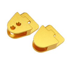 URUAV WPL 2Pcs Metal Earring For WPL B14 B24 B24 1/16 RC Car Parts Gold 