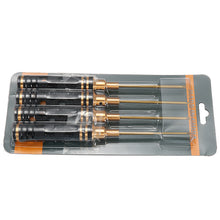 4PCS HSS Titanium Black Hex Screw Driver Screwdrivers Repairing Hand Tool H1.5/2.0/2.5/3.0
