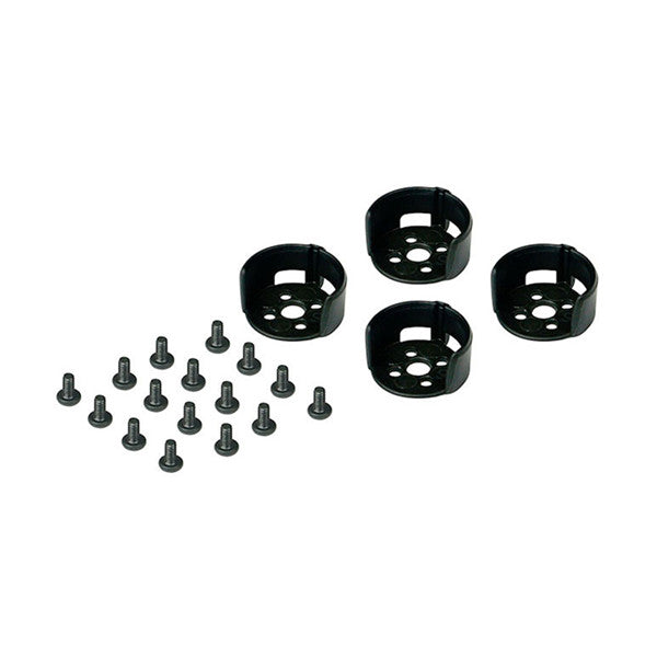 4 PCS KINGKONG/LDARC Universal Motor Cover Protection Black for 11 Series Motors RC Drone