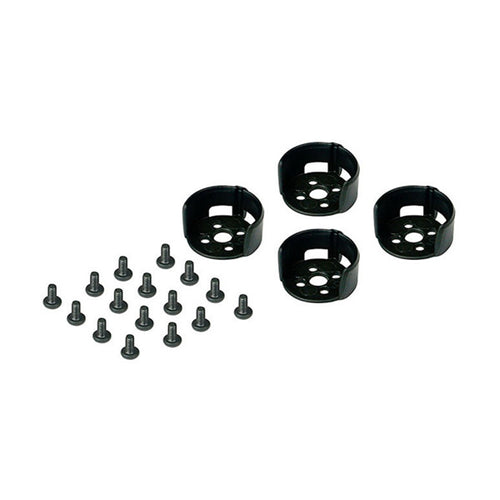 4 PCS KINGKONG/LDARC Universal Motor Cover Protection Black for 11 Series Motors RC Drone