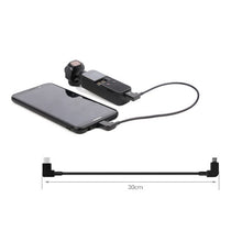 OSMO POCKET Gimbal Typc C to Micro USB Adapter Cable 30cm Wire Convertor for DJI OSMO POCKET Android Accessories