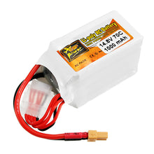 ZOP Power 14.8V 1000mAh 70C 4S Lipo Battery XT30 Plug For RC Drone