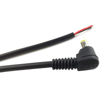 DC 1m 5.5/2.1mm 22AWG L Shape Male Power Extension Cable Wire