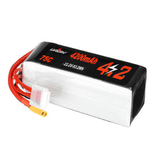 URUAV 22.2V 4200mAh 75C 6S Lipo Battery XT60 Plug for RC Racing Drone Helicopter Airplane Car
