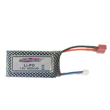 Xinlehong 9125 RC Car Lipo Battery 7.4v 1600mah 13.3*3.3*1.5cm T Plug