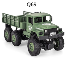 JJRC Q68 Q69 1/18 2.4G 4WD RC Vehicle Off-Road Military Truck Car RTR Model