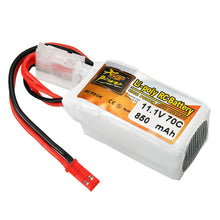 ZOP Power 11.1V 850mah 70C 3S  Lipo Battery JST Plug