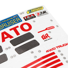 HG P407 1/10 RC Car Model Spare Parts DIY Stickers Decals Sheet for TOYATO Body Accessory