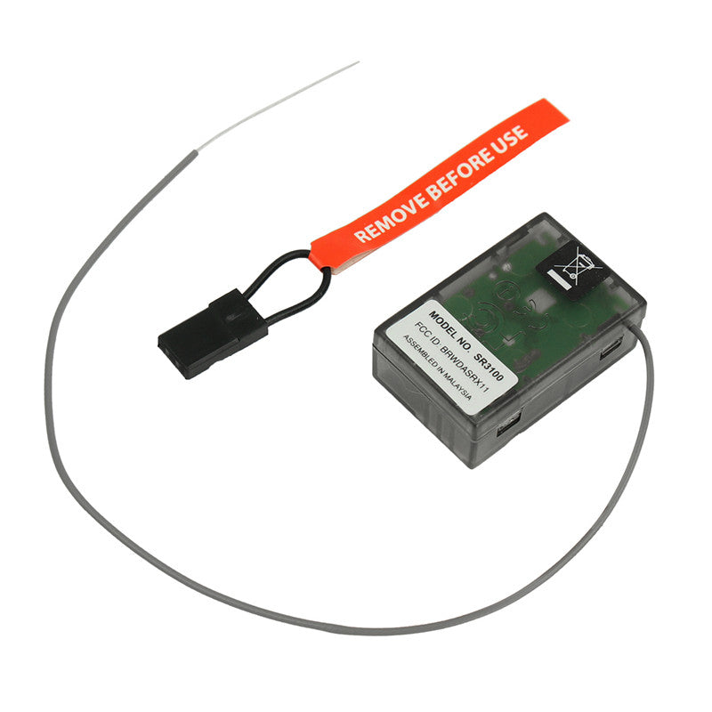 DasMikro Spektrum For DSM2 DX2E Compatible 3CH Surface RC Car Truck Receiver