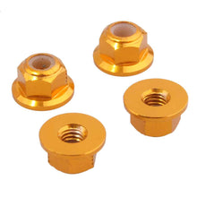 4PCS HSP 94101 94102 94105 1/10 Rc Car Upgrade Parts 102049 02055 Aluminum Alloy M4 Nylon Locknut 