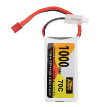 ZOP Power 7.4V 1000mAh 70C 2S Lipo Battery T Plug for Wltoys V912 V912 V262 V353 Helicopter