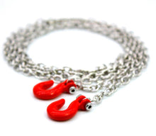 Trailer Hook Chain Tow Buckle Rescue Buckle for 1/10 Axial SCX10 90046 RC4WD D90 CC01 Rc Car Parts