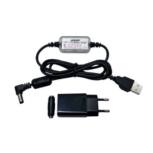 URUAV Upgraded 2 In 1 Lipo Battery Power Supply Charging Cable With 5V Adapter Filter  for Fatshark Skyzone EV200D EV300D FPV Goggles