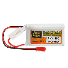 ZOP Power 7.4V 1000mAh 25C 2S Lipo Battery JST Plug For RC Models