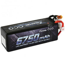 Gens ACE 14.8V 6750mAh 70C 4S1P XT90 Plug Lipo Battery for 1/8 RC Vehicles Model Car 