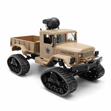 Fayee FY001 1/16 2.4G 4WD Rc Car 720P 0.3MP WIFI FPV Brushed Off-road Military Truck W/ LED Light 