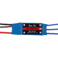 RW.RC 40A Brushless ESC 5V2A BEC 2S 3S for RC Models Fixed Wing Airplane Drone