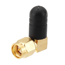 1PC 25mm 2.4G 2DBi Gain SMA-J Male Connector Black 90 Degree/Straight Mini Short FPV Thumb Antenna 