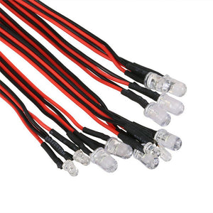 12 LED Lighting Kit Steering Brake Simulation Flash Light for 1/10 Yokomo Tamiya HSP HPI RC Car 