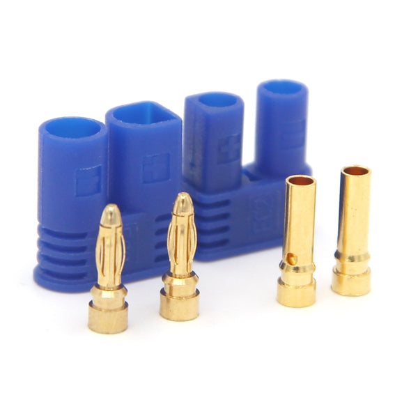 Amass EC2 Male Female Bullet Connector Banana Head Plug For RC Lipo Battery 1 Pair