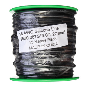 10m 14AWG Wire Soft Silicone Cable Wire High Temperature Tinned Copper