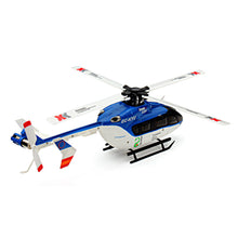 XK K124 2.4G 6CH Brushless EC145 3D6G System RC Helicopter 4PCS 3.7V 700mAh Lipo Battery Version Compatible With FUTAB-A S-FHSS