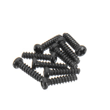 10PCS 25-LS01 2.6mm Round Head Black Screw For 9125 1/10 RC Car Parts