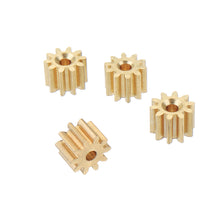 RBRC 4PCS Copper Motor Gear for RB1277A 1/12 RC Car Vehicels Model Spare Parts