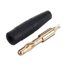 Amass 4mm Banana Bullet Connector Plug With Black/Red Color Rubber Sheath for Adapter Cable