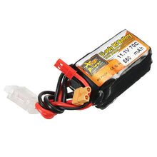 3Pcs ZOP Power 11.1V 550mAh 70C 3S Lipo Battery with JST XT30 Plug For Eachine Lizard95 FPV Racer